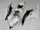 White Black 2006-2007 Yamaha YZF R6 Motorcycle Fairings