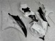 White Black 2006-2007 Yamaha YZF R6 Motorcycle Fairings
