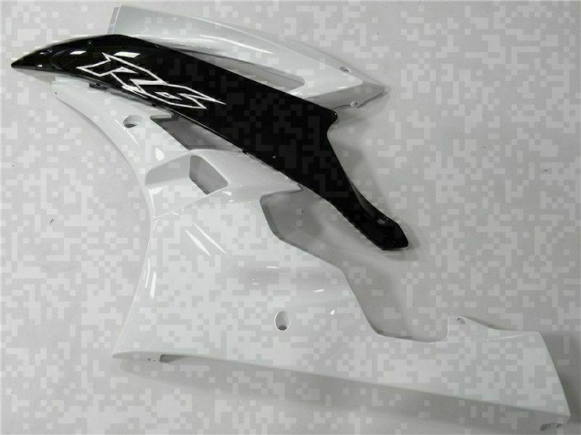 White Black 2006-2007 Yamaha YZF R6 Motorcycle Fairings