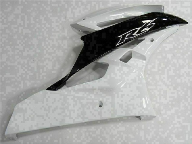 White Black 2006-2007 Yamaha YZF R6 Motorcycle Fairings