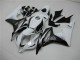 White Black 2007-2008 Honda CBR600RR Motorcycle Fairing