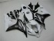 White Black 2007-2008 Honda CBR600RR Motorcycle Fairing