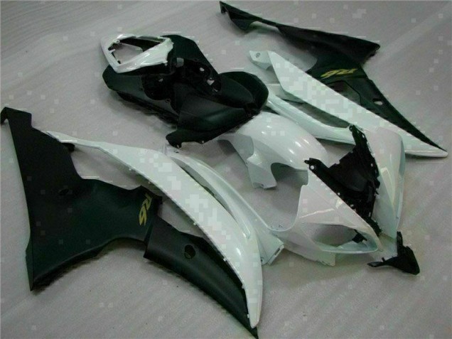 White Black 2008-2016 Yamaha YZF R6 Motorcycle Fairing