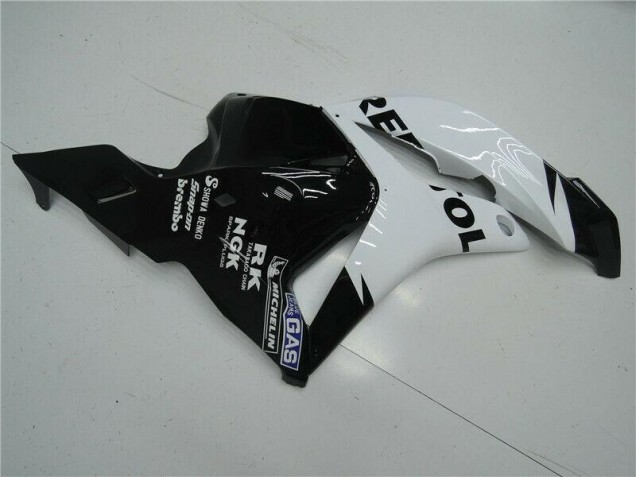 White Black 2009-2012 Honda CBR600RR Motorcycle Fairing White Black 2009-2012 Honda CBR600RR Motorcycle Fairing