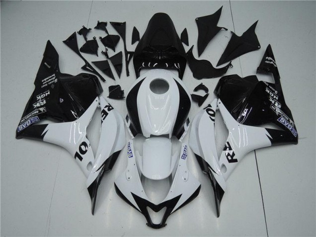 White Black 2009-2012 Honda CBR600RR Motorcycle Fairing White Black 2009-2012 Honda CBR600RR Motorcycle Fairing