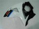 White Black 2009-2016 Suzuki GSXR 1000 Motorcycle Bodywork