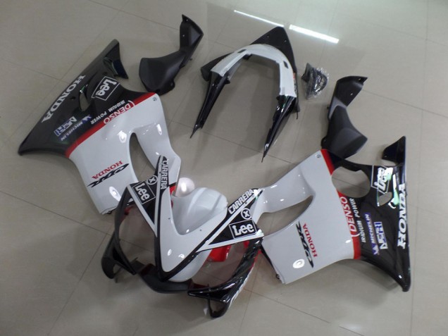 White Black Carrera Lee 2001-2003 Honda CBR600 F4i Motorcycle Fairings White Black Carrera Lee 2001-2003 Honda CBR600 F4i Motorcycle Fairings