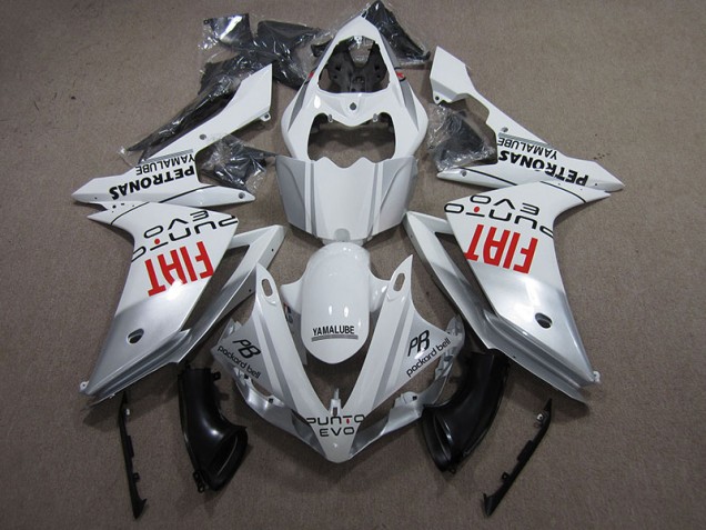 White Black PB Red Fiat 2009-2011 Yamaha YZF R1 Motorcycle Fairings