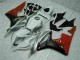 White Black Red 2007-2008 Honda CBR600RR Motorcycle Bodywork