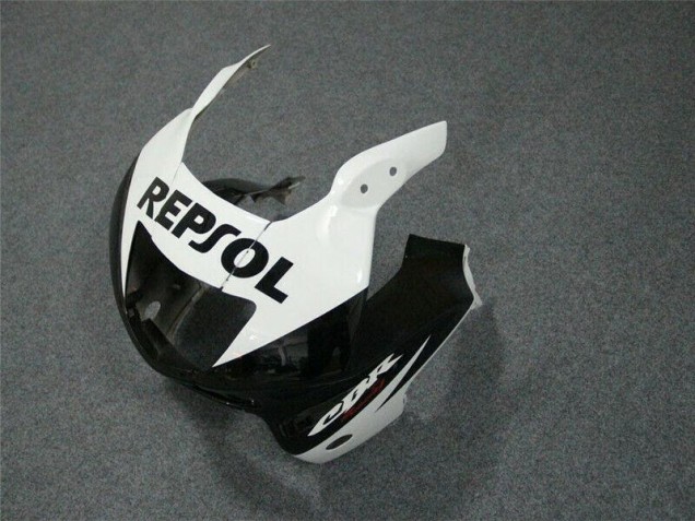 White Black Repsol 1995-1998 Honda CBR600 F3 Motorcycle Fairings