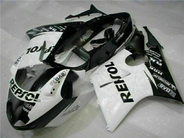 White Black Repsol 1996-2007 Honda CBR1100XX Motorcycle Fairings White Black Repsol 1996-2007 Honda CBR1100XX Motorcycle Fairings