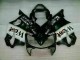 White Black West 2001-2003 Honda CBR600 F4i Motorcycle Fairings