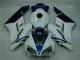 White Blue 2004-2005 Honda CBR1000RR Motorcycle Fairing
