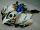 White Blue 2004-2005 Honda CBR1000RR Motorcycle Fairings