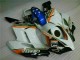 White Blue 2004-2005 Honda CBR1000RR Motorcycle Fairings