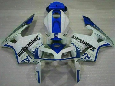 White Blue 2005-2006 Honda CBR600RR Motorcycle Bodywork