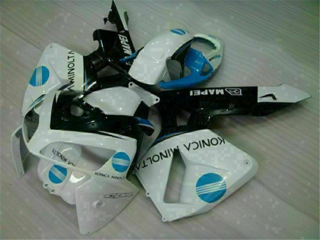 White Blue 2005-2006 Honda CBR600RR Motorcycle Fairing