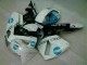 White Blue 2005-2006 Honda CBR600RR Motorcycle Fairing