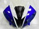 White Blue 2006-2007 Yamaha YZF R6 Motorcycle Fairings