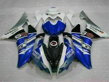 White Blue 2008-2016 Yamaha YZF R6 Motorcycle Fairings
