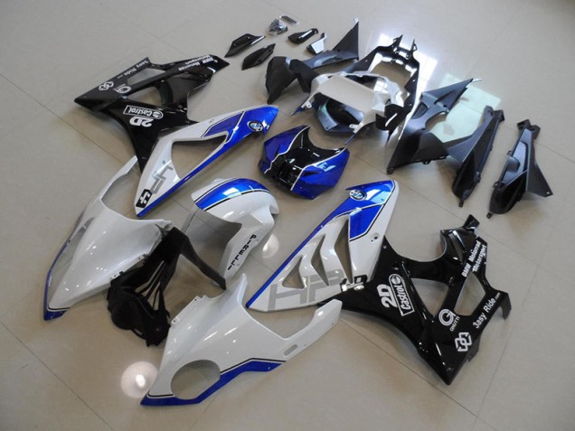 White Blue 2009-2014 BMW S1000RR Motorcycle Fairings White Blue 2009-2014 BMW S1000RR Motorcycle Fairings
