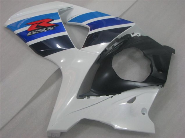 White Blue 2009-2016 Suzuki GSXR 1000 Motorcycle Fairings