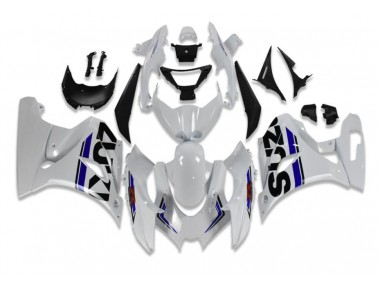 White Blue 2017-2021 Suzuki GSXR 1000 Motorcycle Fairings