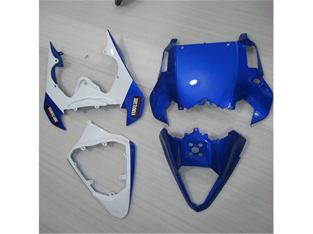 White Blue Black 2008-2016 Yamaha YZF R6 Motorcycle Fairings