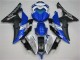 White Blue Black 2008-2016 Yamaha YZF R6 Motorcycle Fairings