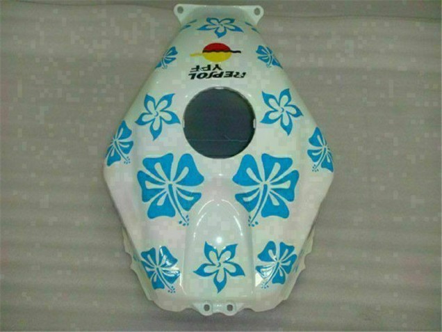 White Blue Nastro Azzurro 46 2005-2006 Honda CBR600RR Motorcycle Fairing White Blue Nastro Azzurro 46 2005-2006 Honda CBR600RR Motorcycle Fairing