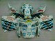 White Blue Nastro Azzurro 46 2005-2006 Honda CBR600RR Motorcycle Fairing White Blue Nastro Azzurro 46 2005-2006 Honda CBR600RR Motorcycle Fairing