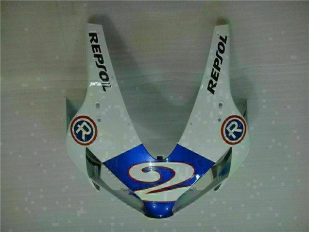 White Blue R 2 2003-2004 Honda CBR600RR Motorcycle Fairings