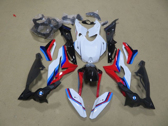 White Blue Red Black 2017-2018 BMW S1000R Motorcycle Fairings
