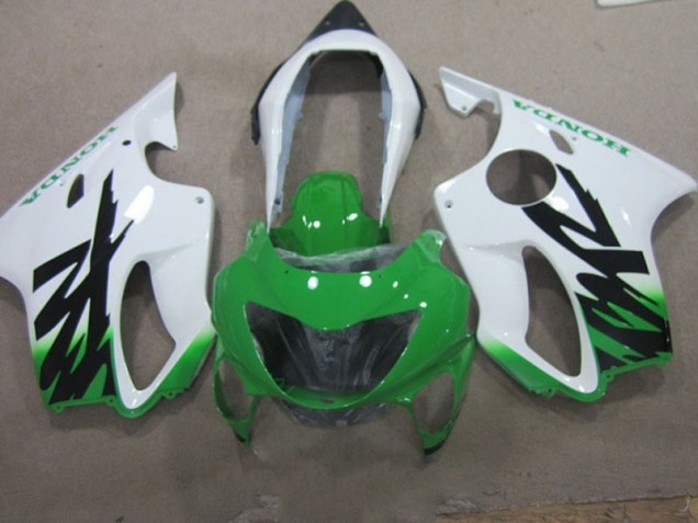 White Green 1999-2000 Honda CBR600 F4 Motorcycle Fairings White Green 1999-2000 Honda CBR600 F4 Motorcycle Fairings