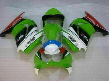 White Green Black Ninja 2008-2012 Kawasaki EX250 Motorcycle Fairings