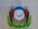 White Green Black Ninja 2008-2012 Kawasaki EX250 Motorcycle Fairings