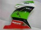 White Green Black Ninja 2008-2012 Kawasaki EX250 Motorcycle Fairings