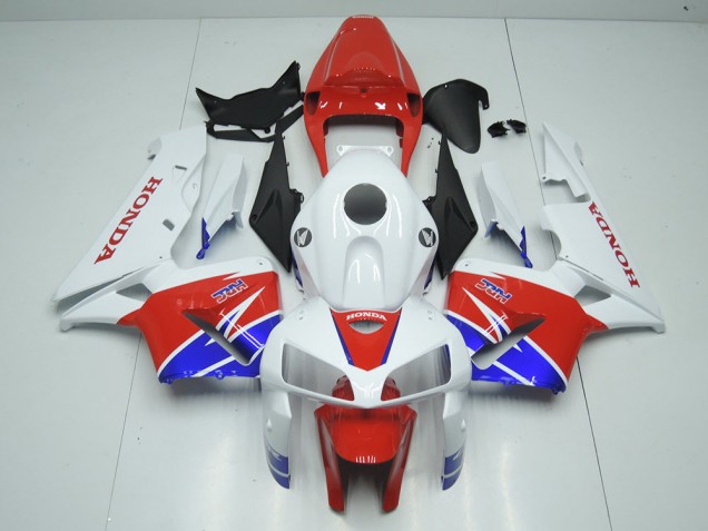 White HRC 2005-2006 Honda CBR600RR Motorcycle Fairings