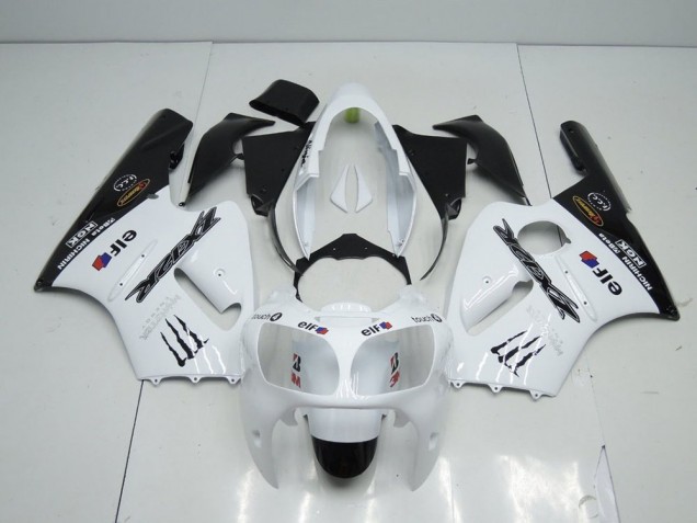 White Monster 2000-2001 Kawasaki ZX12R Motorcycle Fairings White Monster 2000-2001 Kawasaki ZX12R Motorcycle Fairings