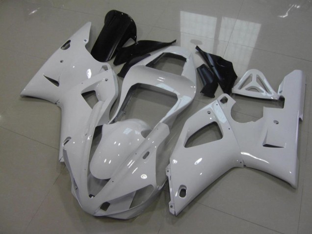 White No Decals 2000-2001 Yamaha YZF R1 Motorcycle Fairings