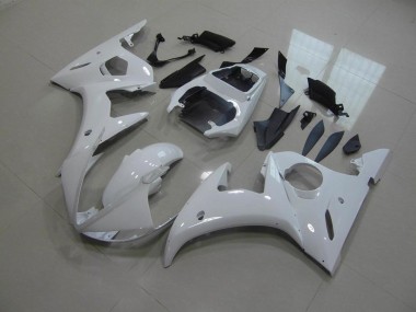 White No Decals 2003-2005 Yamaha YZF R6 Motorcycle Fairings