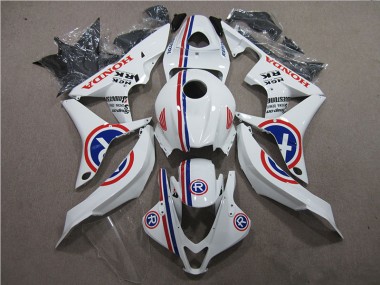 White R 2007-2008 Honda CBR600RR Motorcycle Fairings