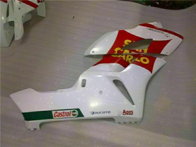 White Red 2004-2005 Honda CBR1000RR Motorcycle Bodywork