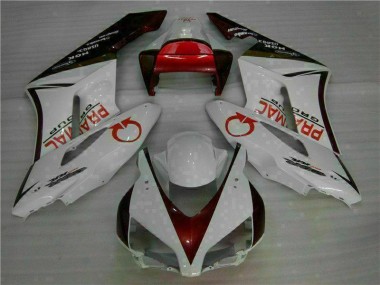 White Red 2004-2005 Honda CBR1000RR Motorcycle Fairing Kits