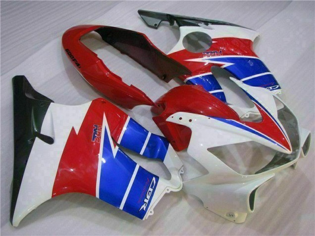 White Red 2004-2007 Honda CBR600 F4i Motorcycle Fairings