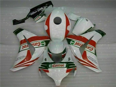 White Red 2008-2011 Honda CBR1000RR Motorcycle Fairing