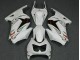 White Red 2008-2012 Kawasaki EX250 Motorcycle Fairings