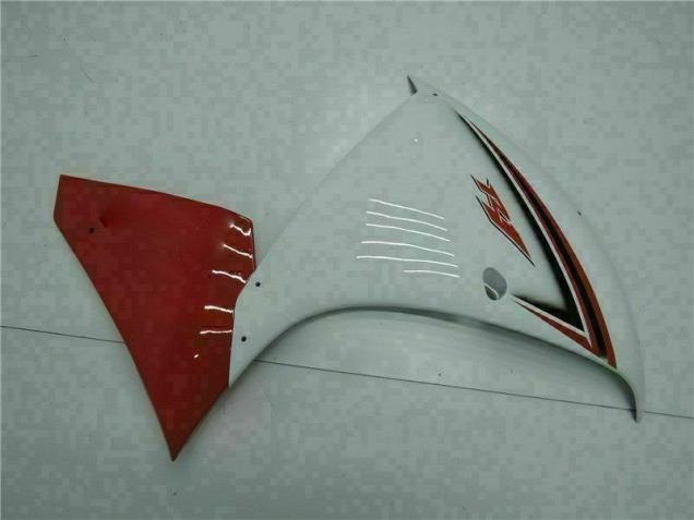 White Red 2009-2011 Yamaha YZF R1 Motorcycle Fairings