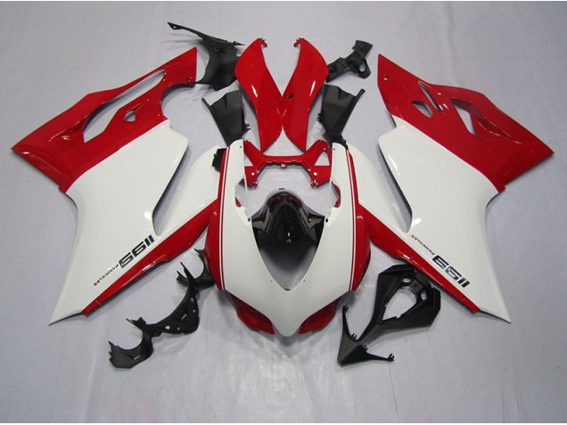 White Red 2011-2014 Ducati 1199 Motorcycle Bodywork White Red 2011-2014 Ducati 1199 Motorcycle Bodywork