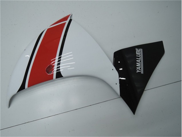 White Red Black 2012-2014 Yamaha YZF R1 Motorcycle Fairings